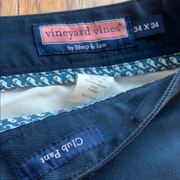Vineyard Vines Navy Khaki Pants - Picture 2 of 4